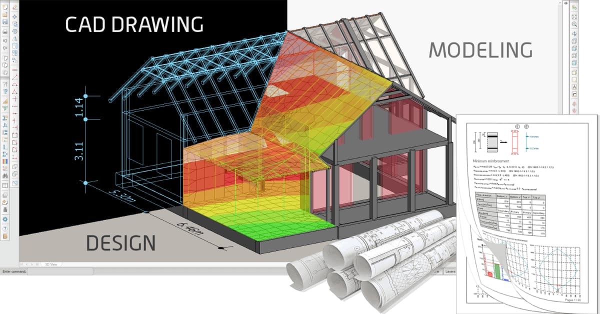 Phần mềm kết cấu: SAP2000, Etab, RSA (Robot Structural Analysis), ES(Engineer Studio)…